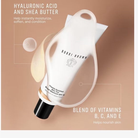 BOBBI BROWN Spf 15 Vitamin Enriched Skin Tint GOLDEN WARM BEIGE - Picture 4 of 10